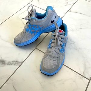 Blue/gray Nikes